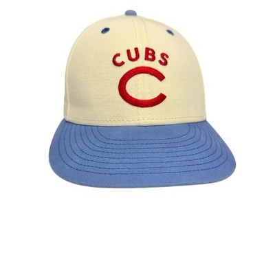Chicago Cubs MLB 7 1/4 59Fifty New Era Hat Fitted White Cap All Star Patch