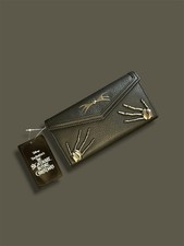 NEW DISNEY The Nightmare Before Christmas Wallet JACK SKELLINGTON HANDS  BOW