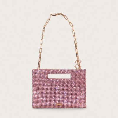 CULT GAIA Lucinda Women's Embellished Chain Shoulder Bag - Pink - NWT