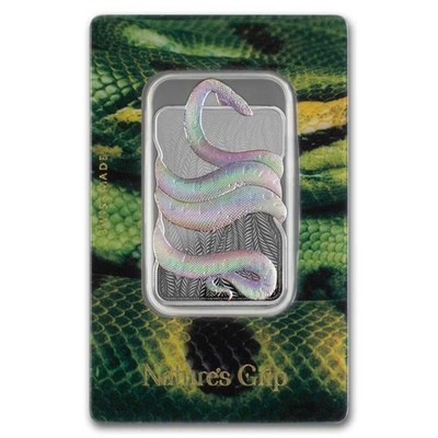 2024 Niue 1 oz Silver Nature's Grip Green Anaconda $2 Bar-Assay | eBay