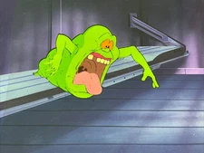 Vintage GHOSTBUSTERS animation cels production art  cartoon background toy I1