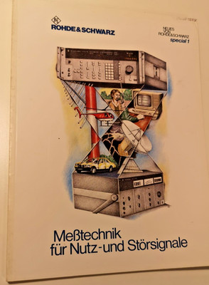Rohde Schwarz Meßtechnik Nutz Störsignale EMV Meßempfänger R&S historisches Dok.