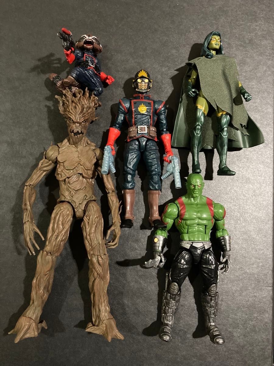 Marvel Legends Guardians of the Galaxy 6-Inch Figure Set Star-Lord Gamora Drax