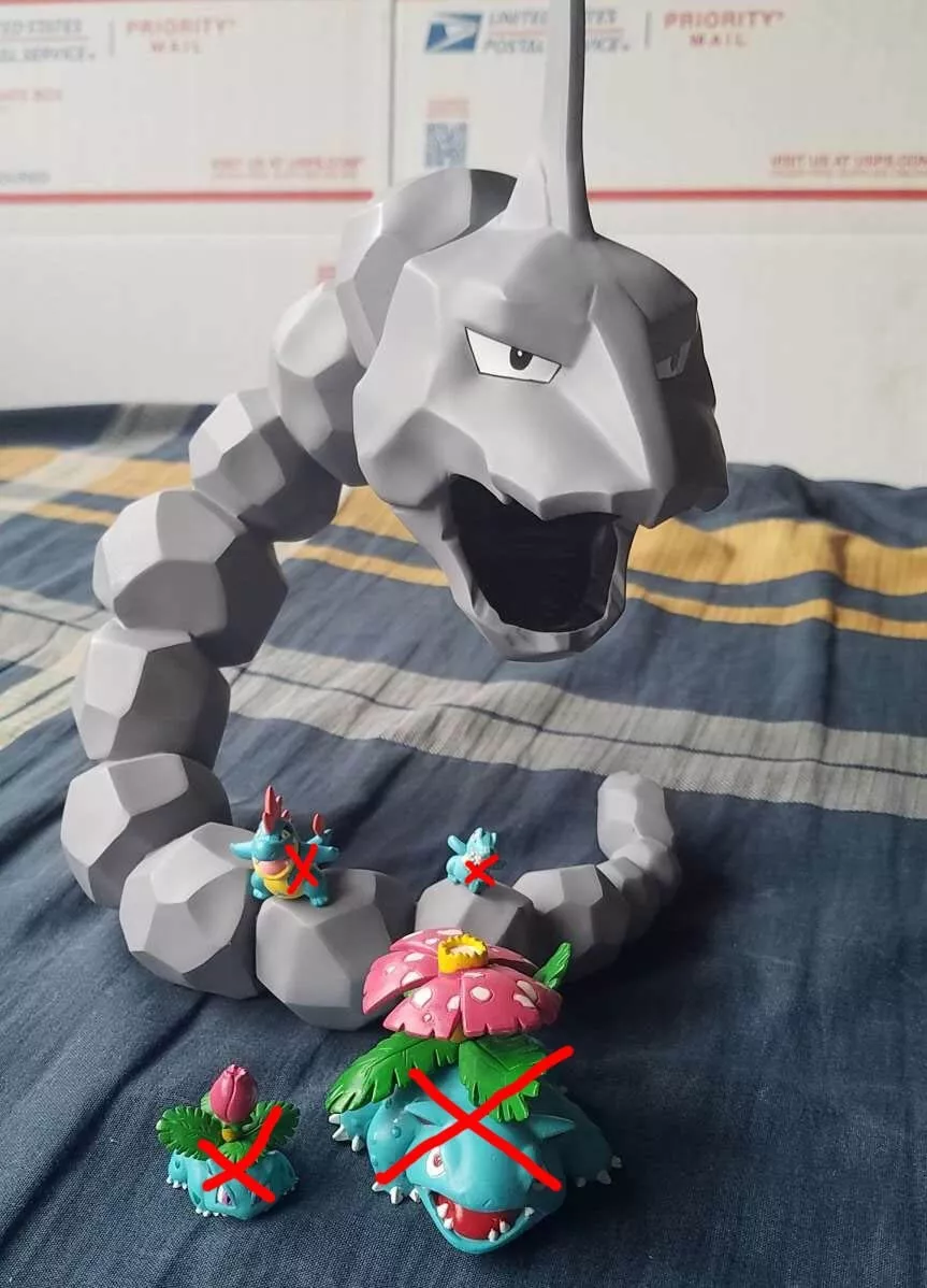 Entrando no Centro Pokémon com um Onix