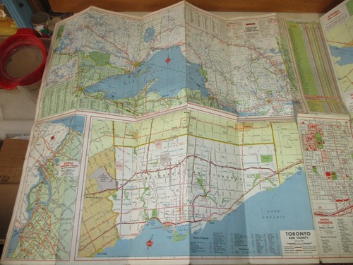 1971 ONTARIO SUPERTEST Oil Company Map : Province of Ontario (Used) - Picture 10 of 12