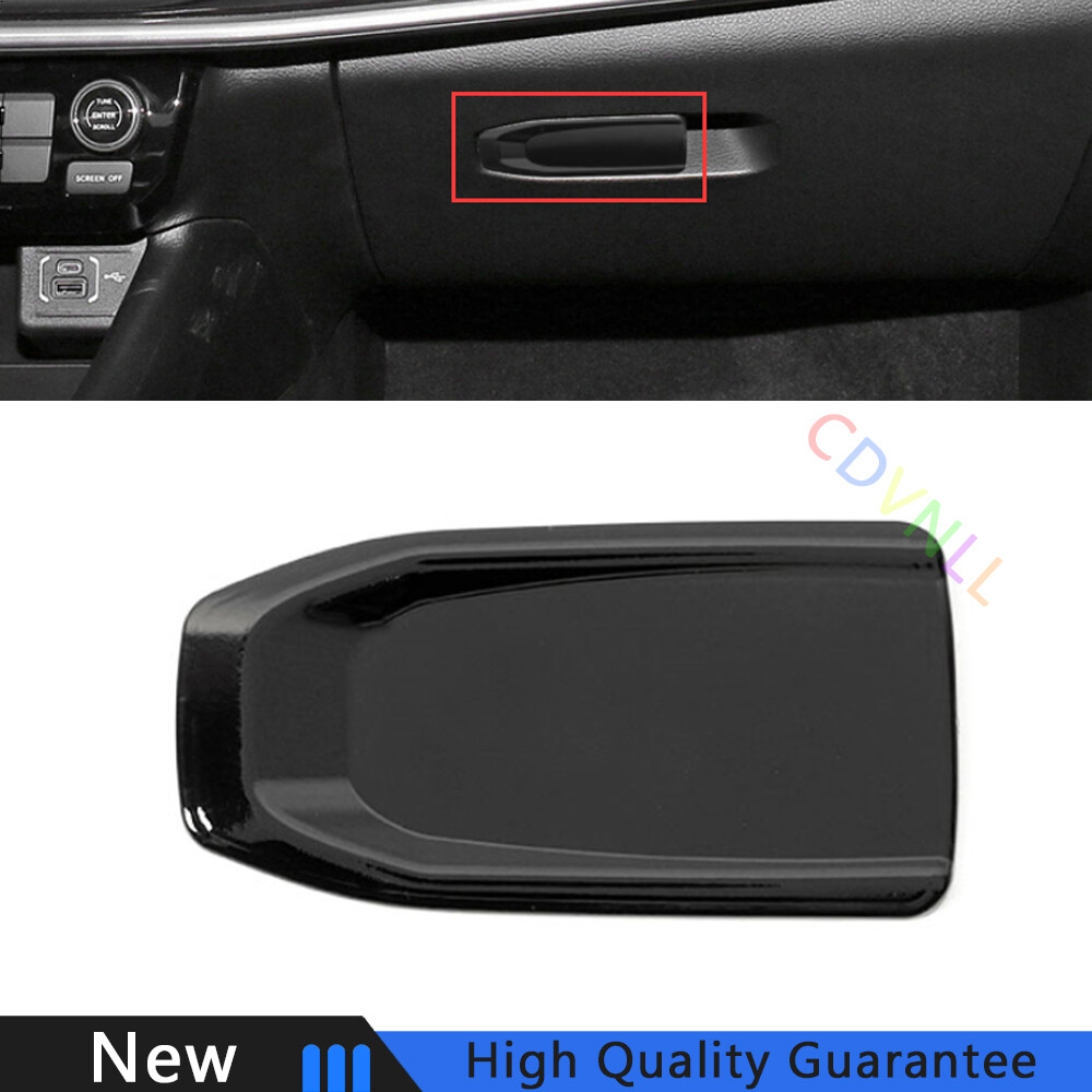 For Jeep Compass 2021-2022 Bright Black Co-Pilot Storage Box Handle Bowl Trim 1X