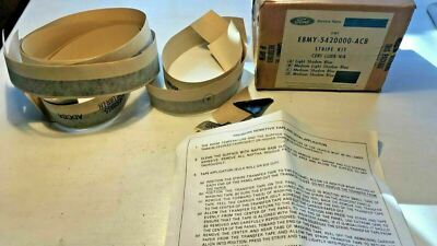 NOS Ford E8MY-5420000-ACB Stripe Kit - Light Shadow Blue/ Medium Blue  - C20