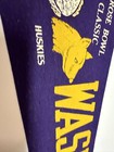 1960’s Washington Huskies University Rose Bowl Football Pennant 11x29" — photo 10