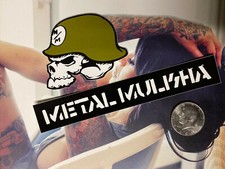 Metal Mulisha Pin Up Street Bike Gothic Americana Tattoo Sticker OG HELMET 3"X2"