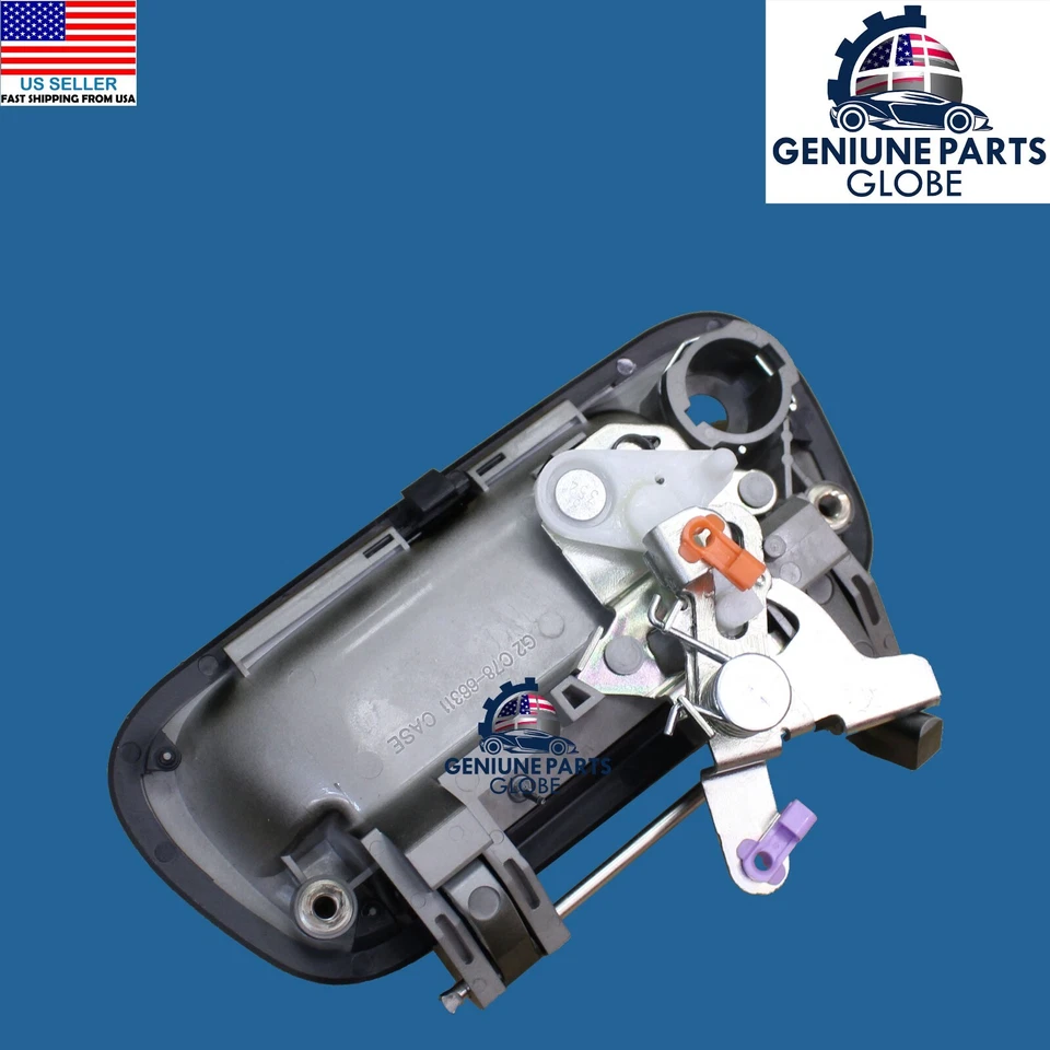 GENUINO OEM TOYOTA 01-06 TUNDRA NEGRO CONJUNTO DE MANIJA DEL PORTÓN TRASERO 69090-0C030-C0 Foto 2 de 4