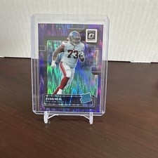 2022 Panini Donruss Optic Evan Neal Rated Rookie Purple Shock Prizm 251