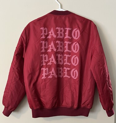 Yeezus Tour Pablo Bomber Jacket Kanye West Merch Limited Edition