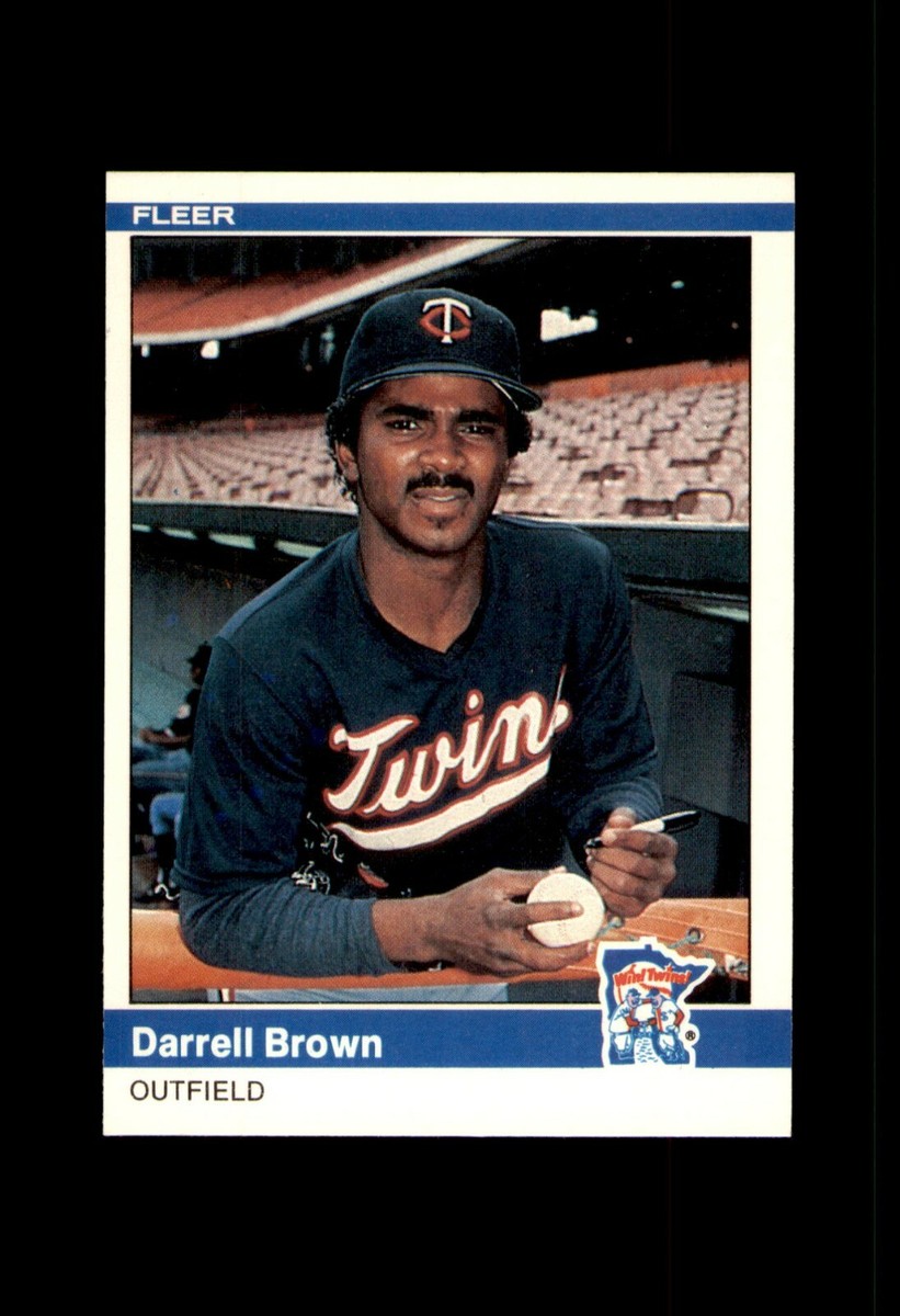 1984 FLEER BASEBALL CARD MINNESOTA TWINS #556 DARRELL BROWN | eBay
