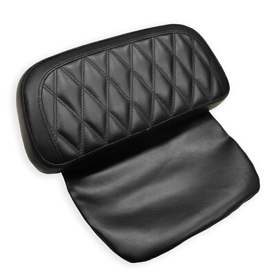 Black Rear Pack Trunk Backrest Pad For Harley Electra Glide Ultra Limited FLHTK