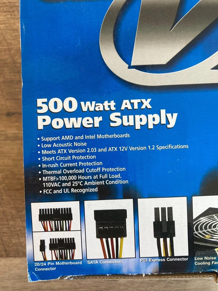 Ultra V Series ULT-31841 Power Supply 500W V550BK - Image 3 of 4