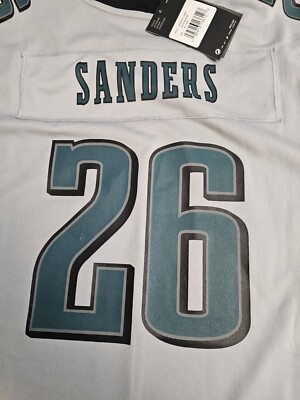 NFL イーグルス バークレー ユニフォーム Sサイズ　ナイキ　新品未使用 NIKE Philadelphia Eagles Miles Sanders Football Game Jersey Gray