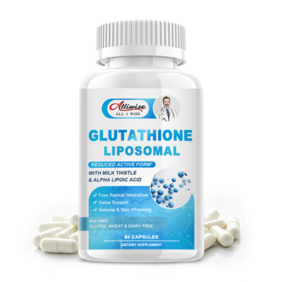 Liposomal Glutathione 1000MG With Milk Thistle Skin Whitening Pills Antioxidant