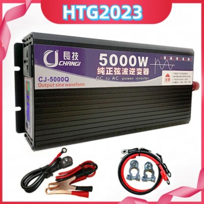 5000W DC 12/24V bis AC 220V Reiner Sinus Wechselrichter & Power Inverter DE