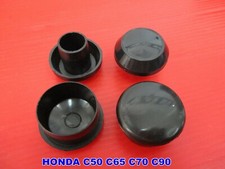 Fit HONDA C100 C102 C105 C50 C70 C65 C90 CM91 CA100 F/R FORK CAP SET BLACK [mi]