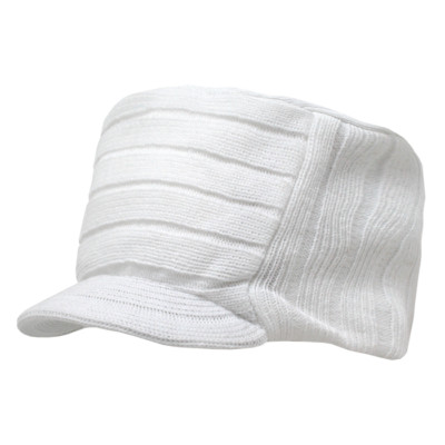 Decky Unisex Knitted Flat Top Cap w/ Visor - 615
