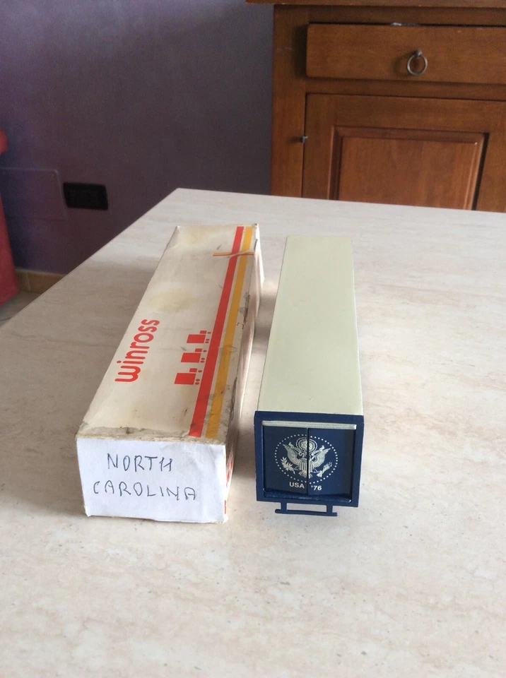 Rarissimo camion a rimorchio North Carolina Winross 1976 in box 1:64 made Usa - Immagine 4 di 4