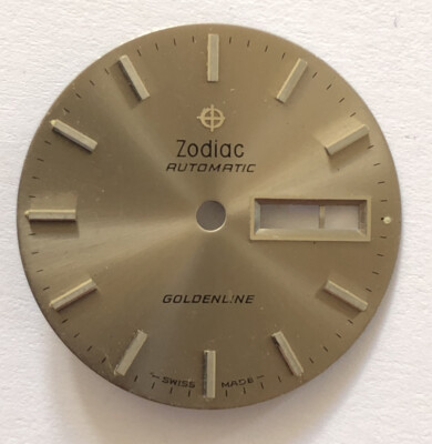 ZIFFERBLATT UHR ZODIAC GOLDENLINE AUTOMATIC @ DIAL SWISS WATCH ZODIAC @ 29,51 MM