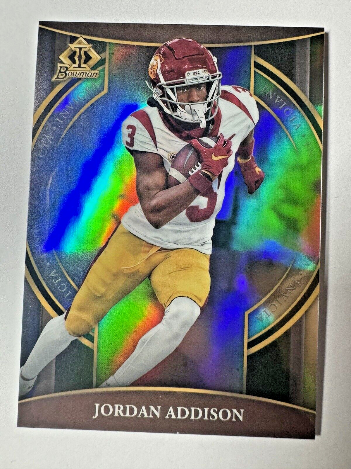 2022 Bowman U Chrome Jordan Addison Invicta RC Vikings