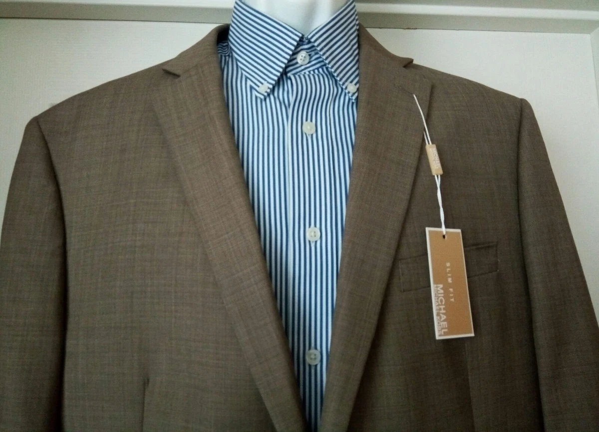 Michael kors shop slim fit suit