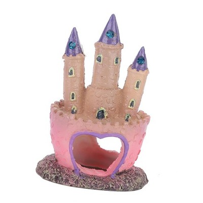 Resin Cartoon Castle Ornaments Create Natural Environment For Fish