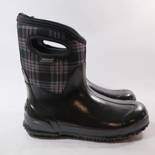 BOGS Women's Classic Mid Winter Plaid Boot Size 8 *EXCELL COND!