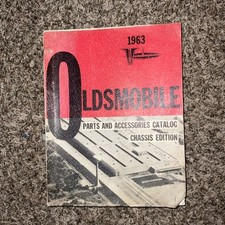 1963 Oldsmobile Parts Accessories Catalog Chassis Edition