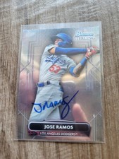 Jose Ramos Signed 2022 Bowman Platinum Baseball Card Dodgers #Bsp-91