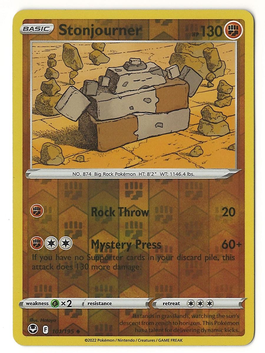 Stonjourner 101/195 UC REVERSE HOLO Silver Tempest LP