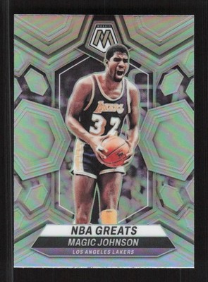Magic Johnson 2023-24 Panini Mosaic Silver #295