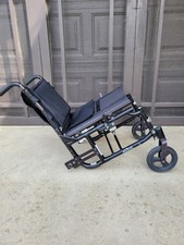 Quickie 2 Folding Wheelchair 16" x 16" Used 16"x16" Frame NO Wheels Used
