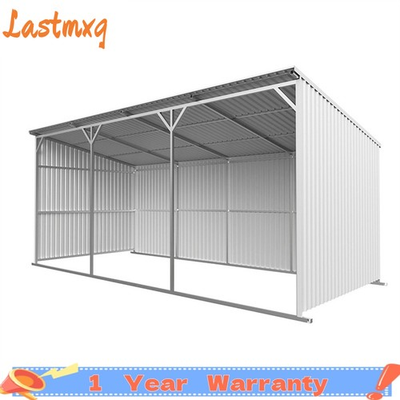 #ad #ad 25#x27;x12#x27; Galvanized Steel Livestock Shed Building Farm Garden Shelter w Skid Base $2999.00