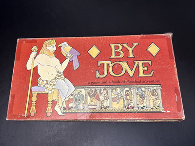 By Jove Board Game (1983 Aristoplay) Complete w/ Book   Mythology Adventure Gam