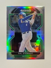 2022 Panini Prizm Draft Picks Sal Stewart Silver Prizm Cincinnati Reds