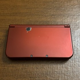 "New" Nintendo 3DS XL TOP IPS - Red Console 4GB W/ Charger Tested Works