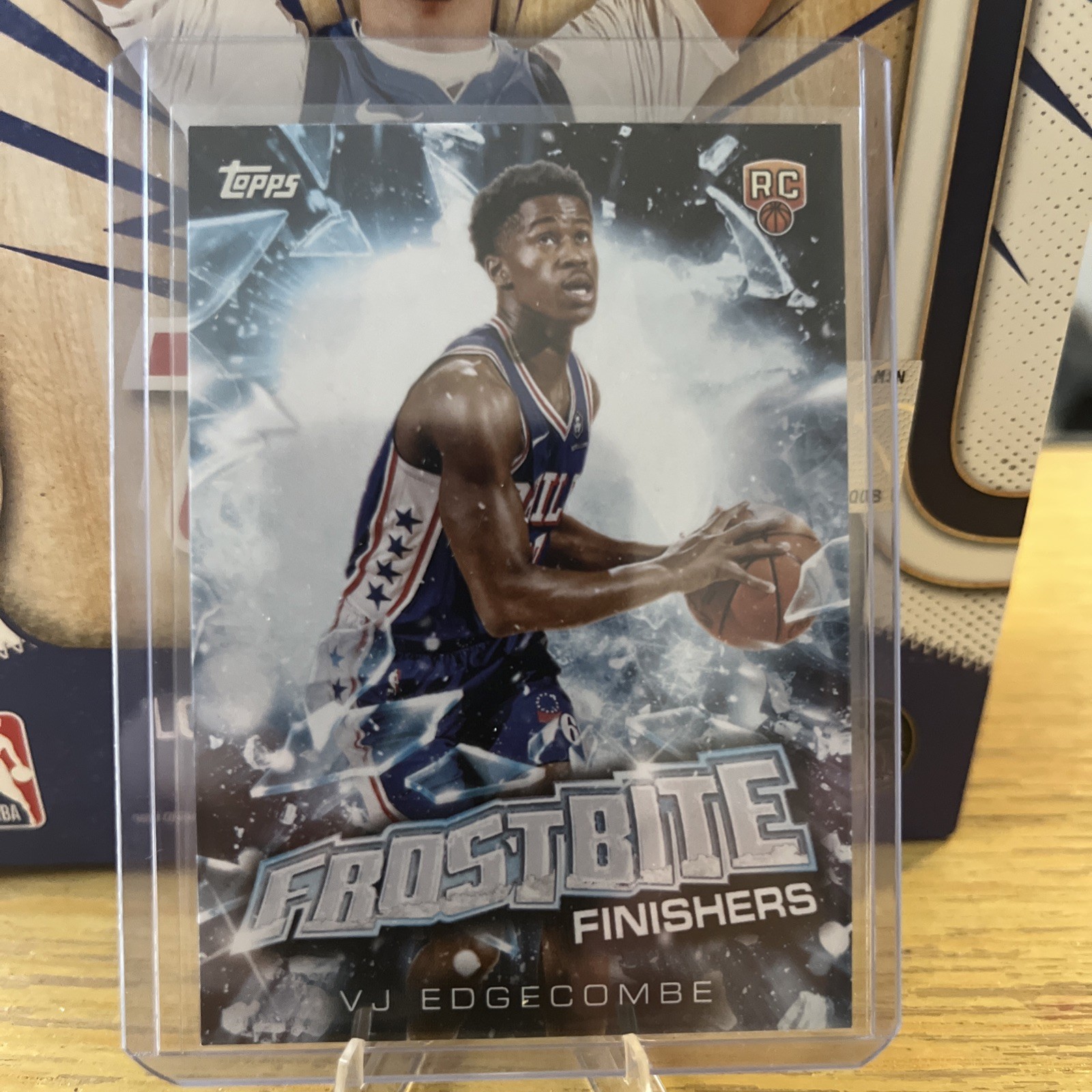 VJ Edgecombe 2025 Topps Holiday Frostbite Finishers SSP #FF-VE Rookie 🏀 76ers