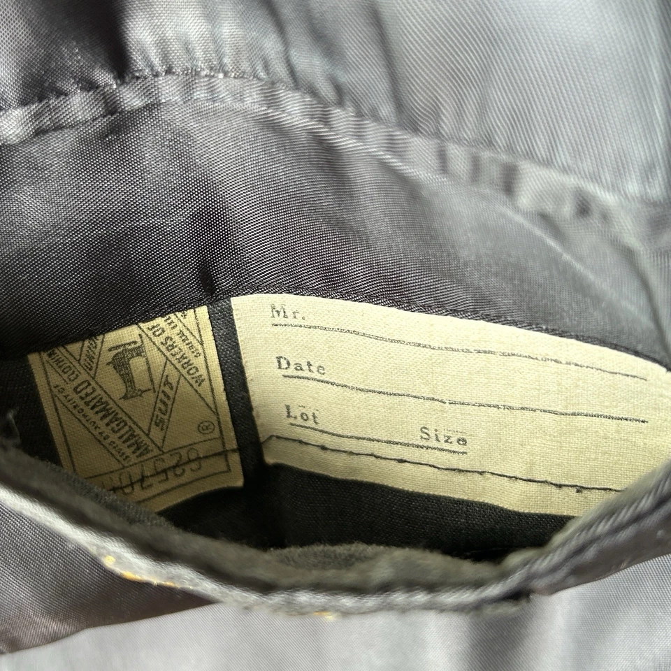 Chaqueta Blazer Fairfielder True Vintage Años 60 100% Lana Unión EE. UU. Azul Marino Talla 38 Foto 3 de 4