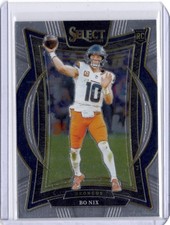 2024 Panini Select - Concourse Bo Nix #30 (RC) Rookie Denver Broncos