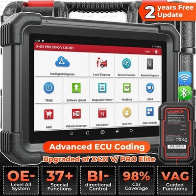 2026 LAUNCH X431 PRO TT DYNO PRO3S+ PRO5 KFZ OBD2 Diagnosegerät ECU Coding TPMS