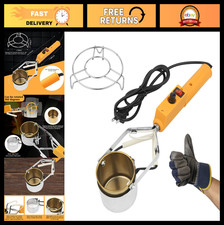 Electric Lead Melting Pot for Fishing Weights  Bullet Molds, 300W Metal Crucibl