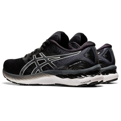 Size 10 - ASICS Men's Gel-Nimbus(R) 23 Black/White 4E - Extra Wide 1011B005-001