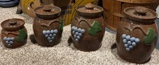 Walter Fleming Grape Cookie Jars Vintage