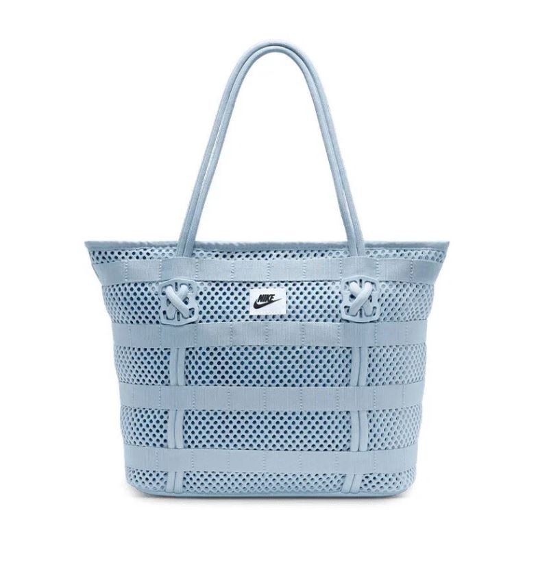 Nike Sportswear Air Cord Woven Tote Bag Light Blue Sz Misc CU2607