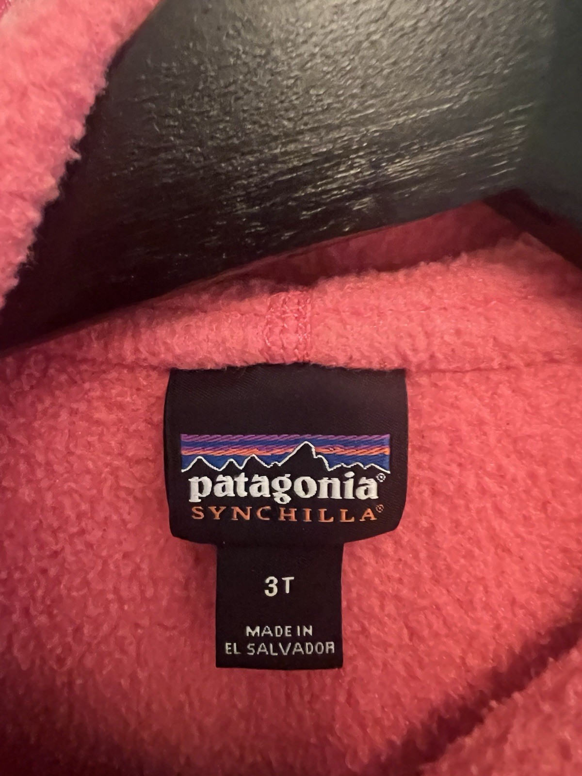 Patagonia Synchilla Girl Zipper Hoodie Pink Size 3T thumbnail 4