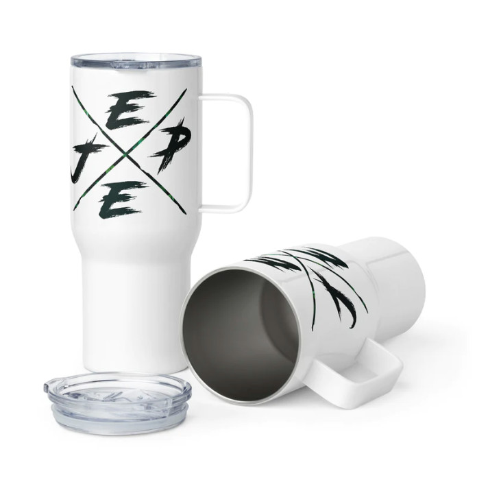 Mug Jeep Premium en Acier Inoxydable Gobelet Isotherme de Randonnée Tasse Voyage Inox