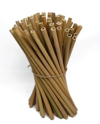 Bamboo Sticks, 60 Natural Bamboo Craft Sticks, 7.87' Long X 0.28'-0.32' Diameter